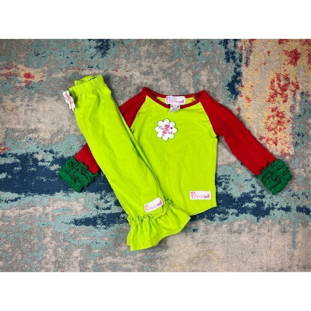 NWT Flowersak Girls Set Size 2